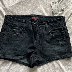 3/$25 Rue 21 Dark Blue Jean shorts
